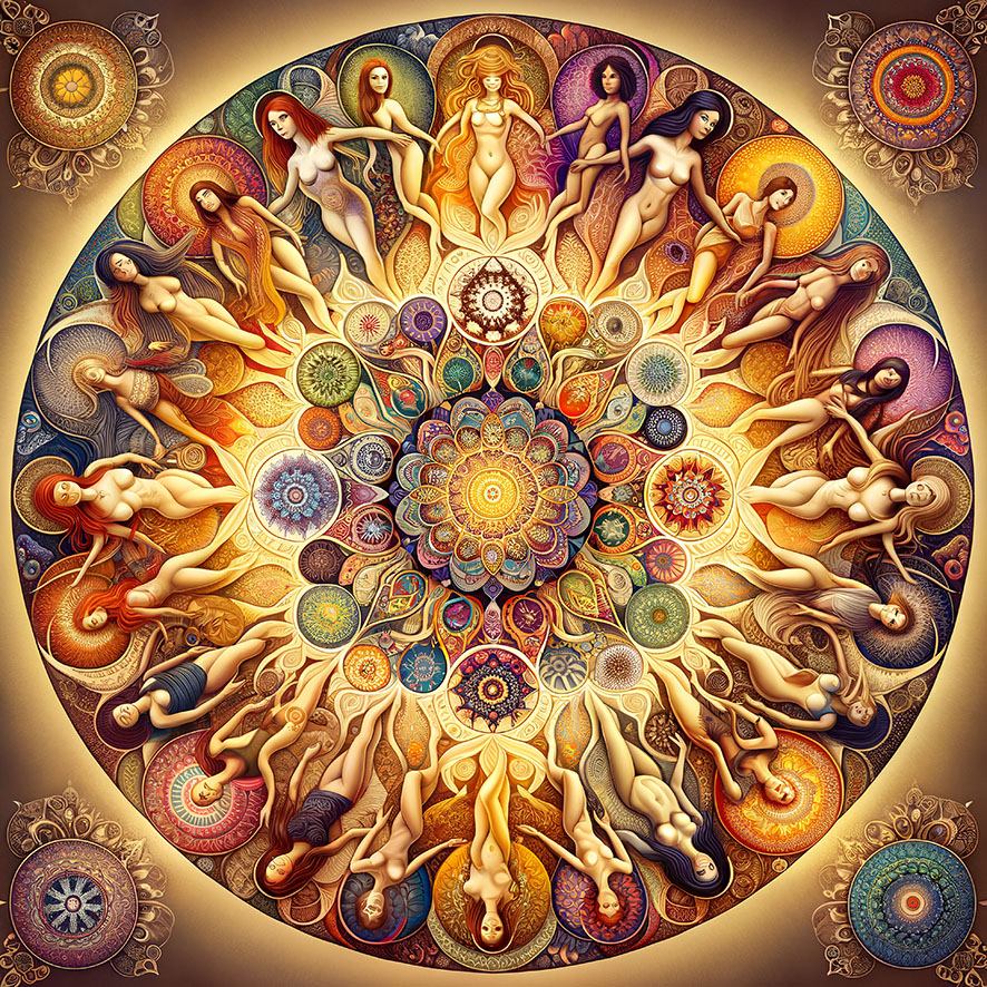 Massage tantrique femme, entre femmes, Tantra Intégral